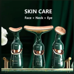 VelaSculpt 3-in-1 Triple Action Microcurrent Face & Neck Beauty Wand for Anti-Aging, Lifting, and Eye Care